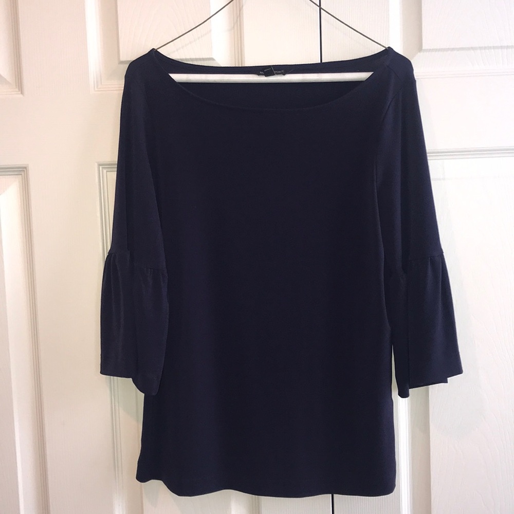 Banana Republic Navy Blouse Size S
